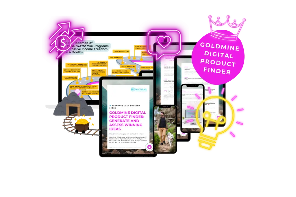Free Goldmine Digital Product Finder Product Mockup