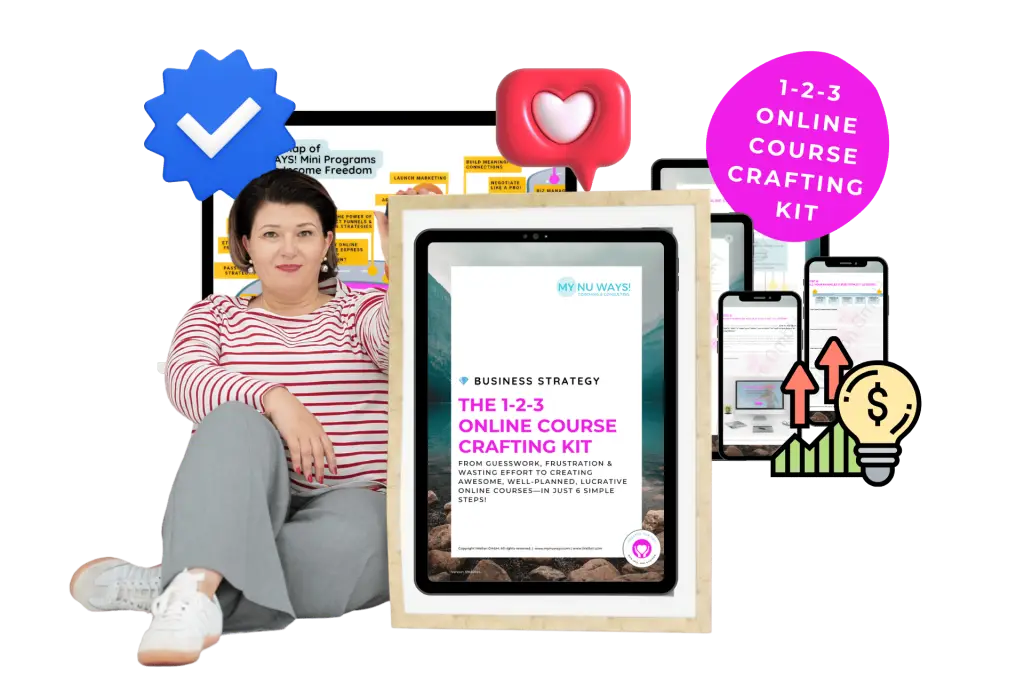 passive income digital products passives einkommen digitale produkte melanie wild-schleiffelder katrin caldewei online course crafting building kit