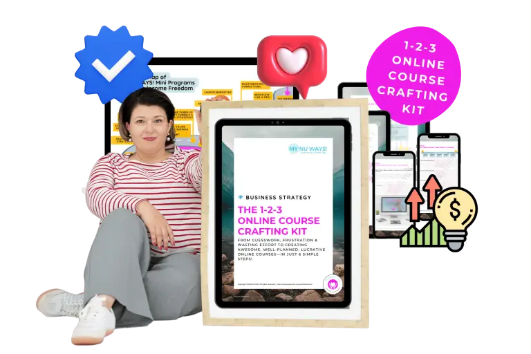 download online course kurs kit baukasten passive income digital products passives einkommen digitale produkte melanie wild-schleiffelder katrin caldewei online course free crafting building kit