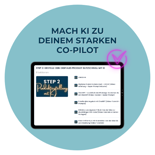Ki Ai digital product express builder product mock-up Katrin Caldewei Melanie Wild-Schleiffelder What you get